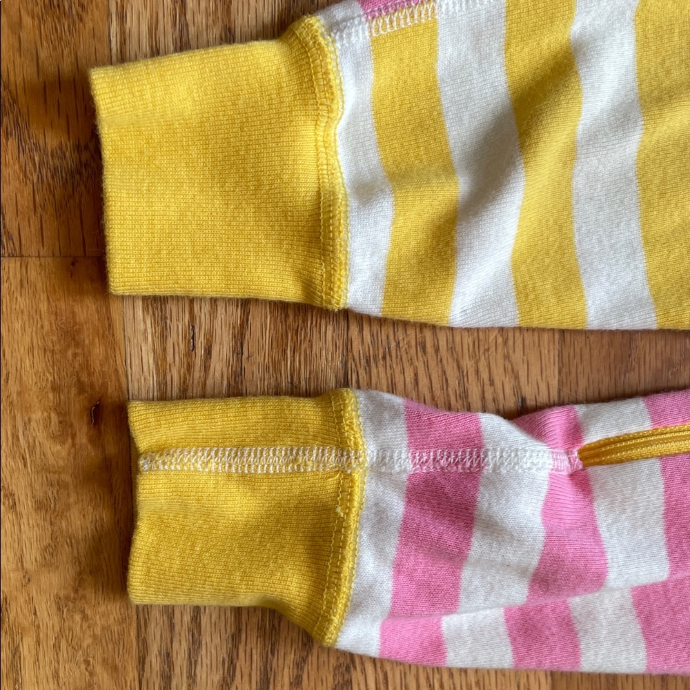 Hanna Andersson - Bold Stripe Long John Zip-Up Sleeper - Picture 10 of 11